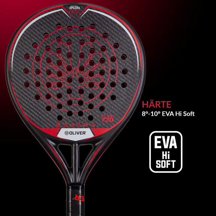 Oliver Padel Schläger Air Max 730 für fortgeschrittene Spieler - Woven Epolon-K3 - Eva Hi-Soft - Run