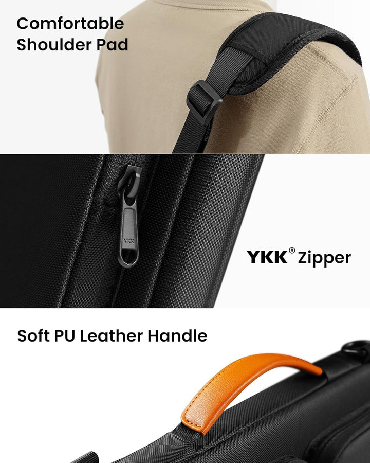 tomtoc Unisex A42-c02d Laptop-Umhängetasche, Schwarz 13 Inch for New MacBook Air & Pro Schwarz, 13 I