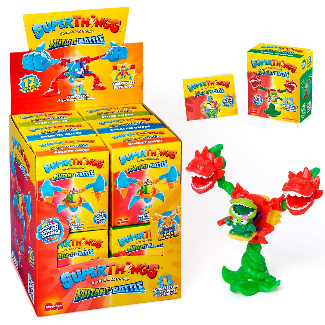 SUPERTHINGS Mutant Battle Series - Komplette Sammlung von 12 Exoskeletten aus der Mutant Battle Seri