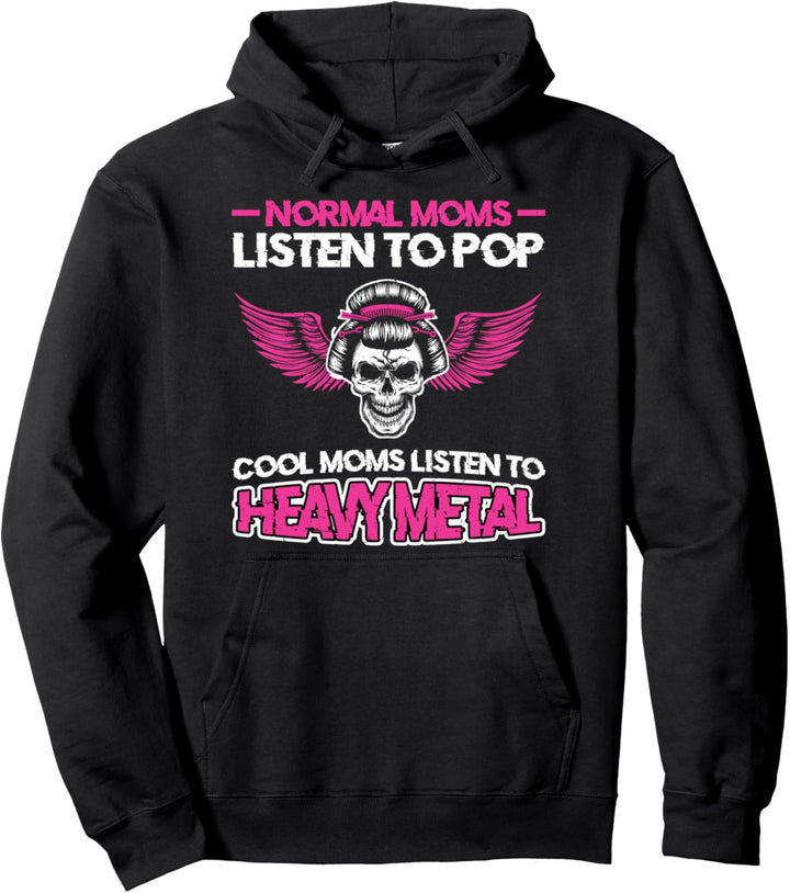 Kühle Mütter hören Heavy Metal Heavy Metal Pullover Hoodie