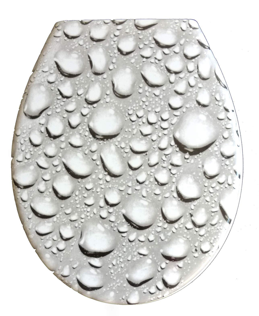 Duroplast WC Sitz Klobrille Modell Tropfen mit Absenkautomatik, zur Reinigung abnehmbar, 59853