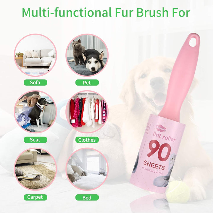 Fusselrolle Set [10pcs Rollen Ersatz] Haustier Fusselbürste Fusselrolle Tierhaare Tierhaarentferner