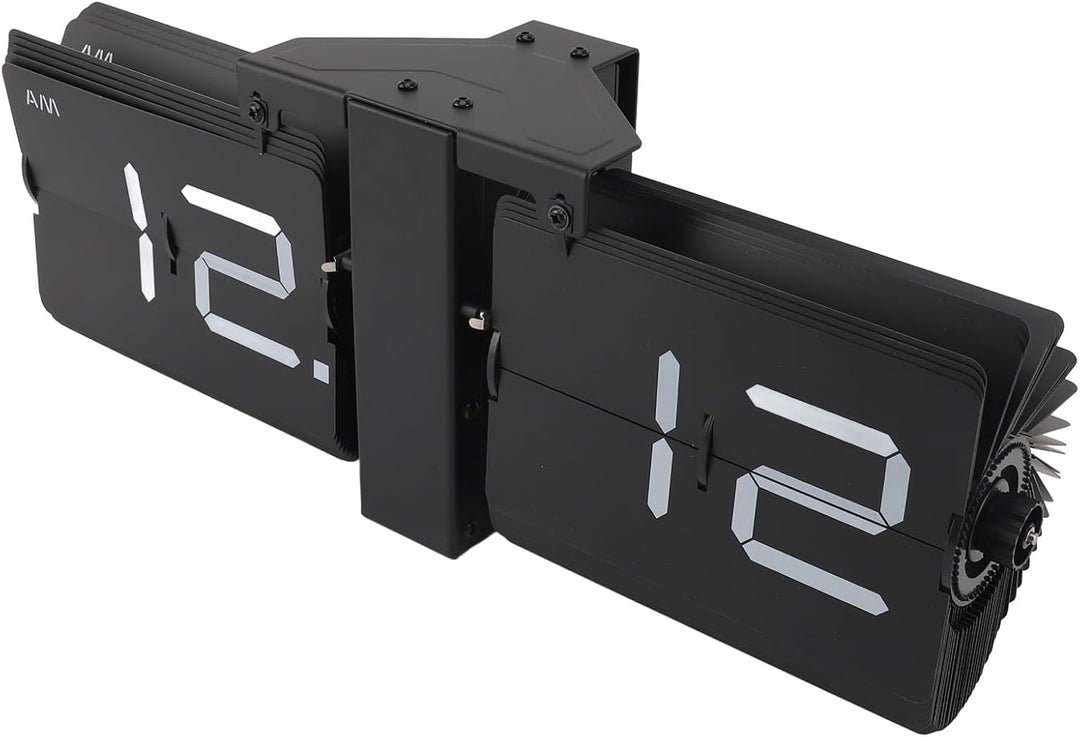 Automatische Flip -Uhr -Mechanik Retro Digital Flip Down Takt Batterie Easy Lesen Sie grosse Zahlen