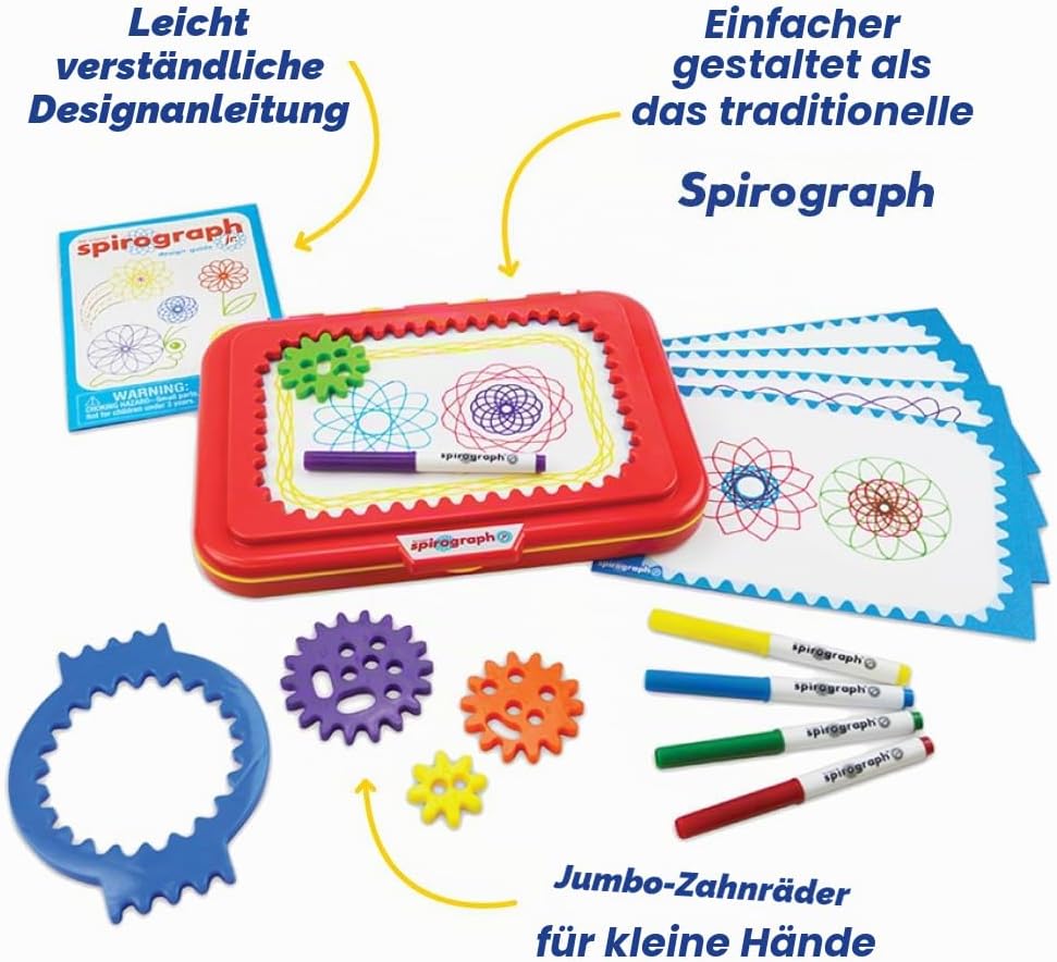 Spirograph Jr., Mehrfarbig, Assorted Original, Original
