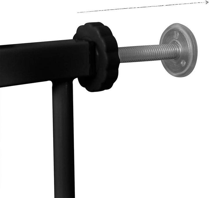Baninni Fina Sicherheitsgitter, 67 cm bis 75 cm, Schwarz