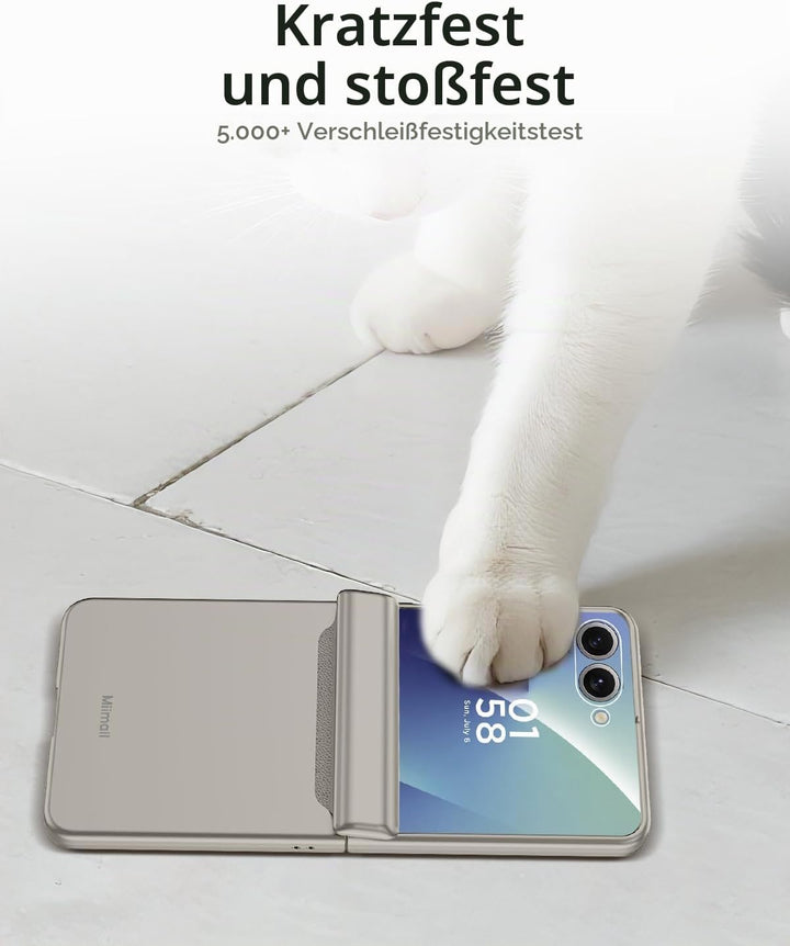 Miimall Kompatibel mit Samsung Galaxy Z Flip 7 Hülle mit Scharnierschutz Magnetischer [Externer Bild