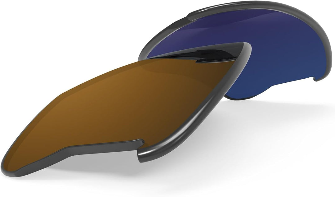 BlazerBuck Anti-salz Polarisierte Ersatzgläser für Oakley Flak Jacket XLJ Perlengold Polarisiert - [