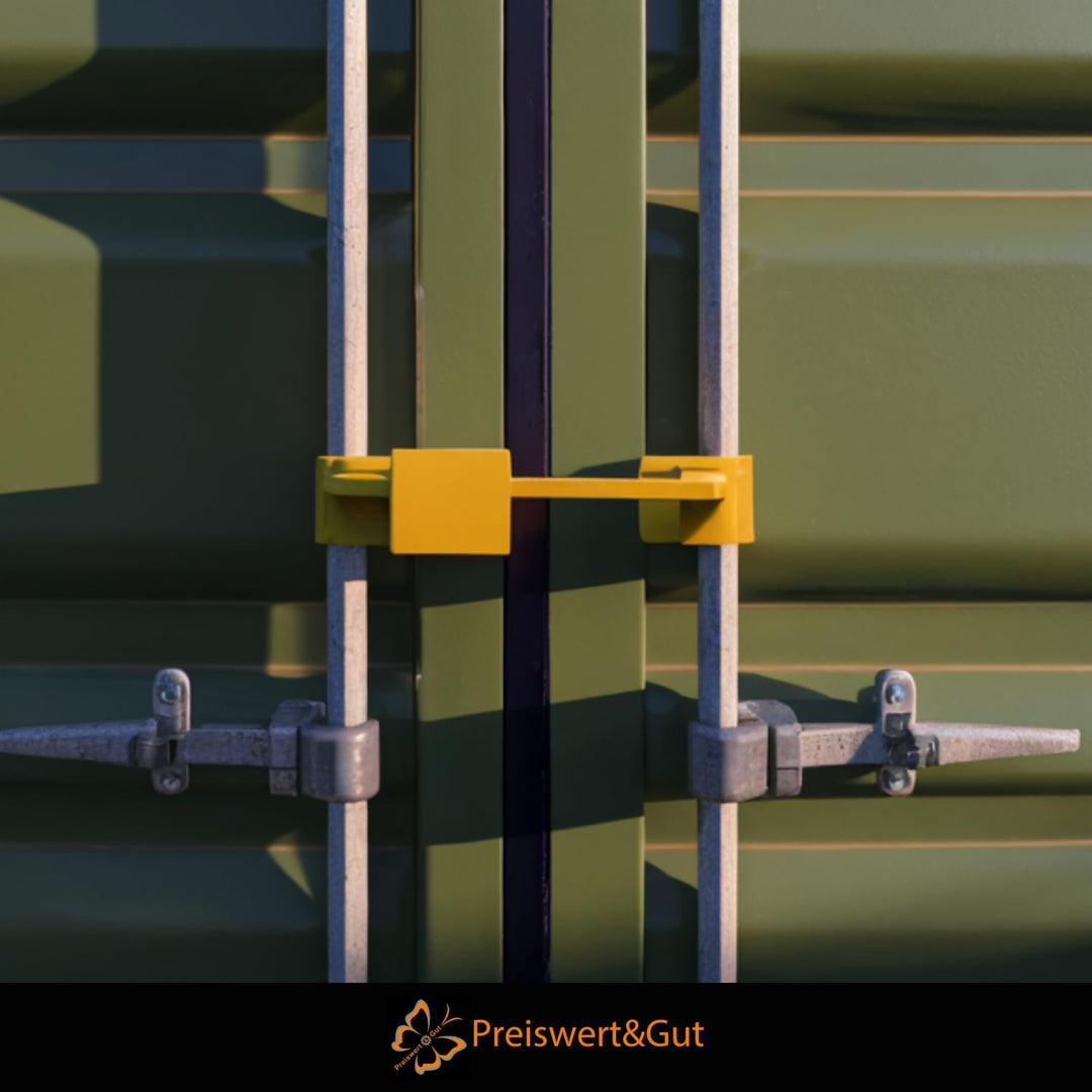 Preiswert&Gut 2 x Containerschloss ausziehbar 23–42 cm Container Schloss gehärtetem Stahl für Contai