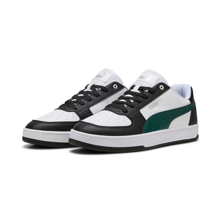 PUMA Unisex Caven 2.0 Sneaker 46 EU Puma White Dark Myrtle Puma Black, 46 EU Puma White Dark Myrtle