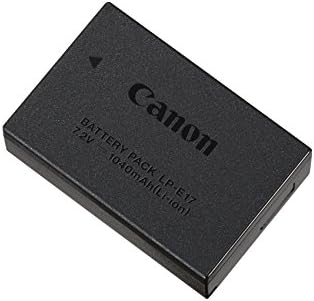 Canon EOS R100 Spiegellose Kamera + RF-S 18-45mm is STM Objektiv & 9967B002 Akku LP-E17, schwarz Bun