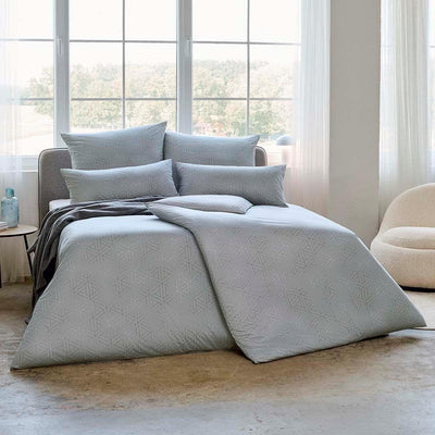 ESTELLA Atelier Bettwäsche Pippa Farbe grau Grösse 135x200 + 80x80 Grau 135x200 + 80x80, Grau 135x20