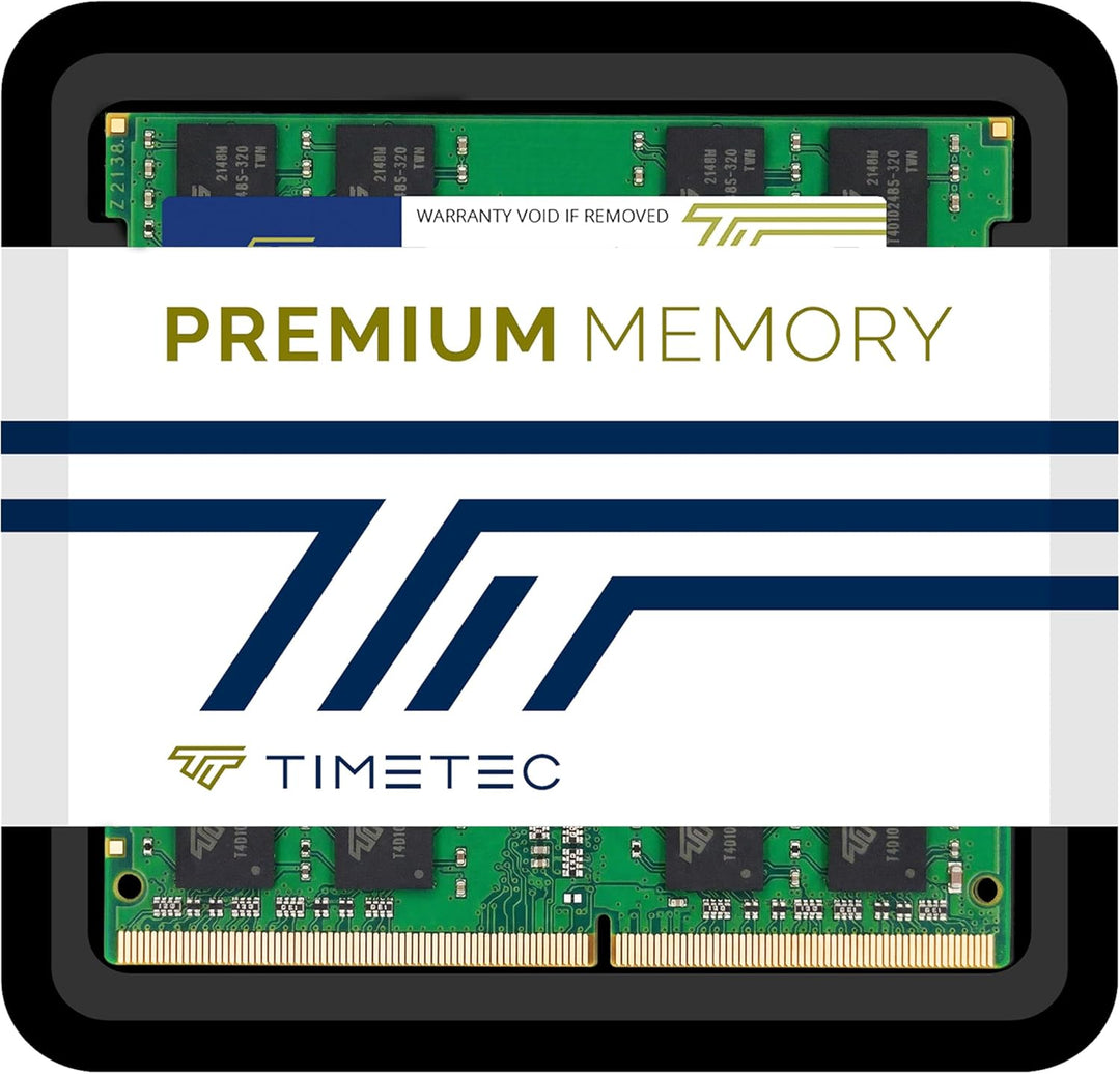 Timetec Premium 32GB KIT (2x16GB) DDR4 3200MHz (DDR4-3200) PC4-25600 Non-ECC Unbuffered 1.2V CL22 2R