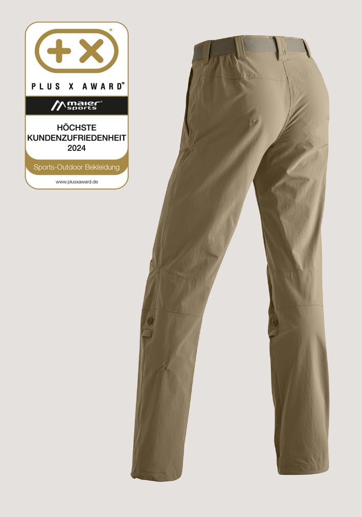 Maier Sports Damen Outdoorhose Lulaka, funktionale Wanderhose, atmungsaktive Trekking-Hose mit Rollu