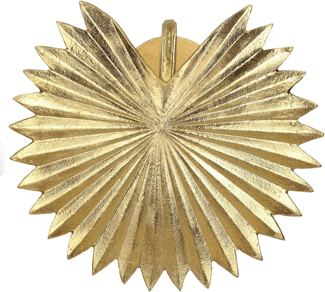 Beistelltisch Leaf - Metall - Gold - Couchtisch