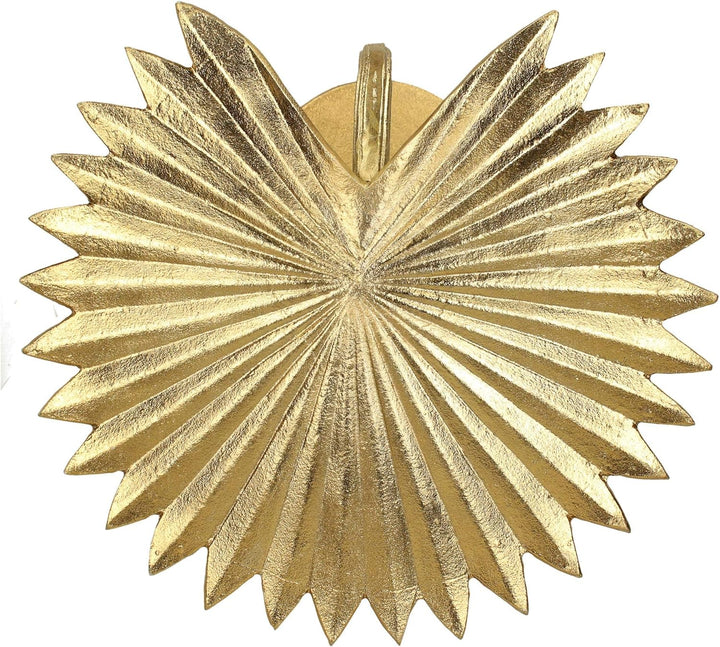 Beistelltisch Leaf - Metall - Gold - Couchtisch