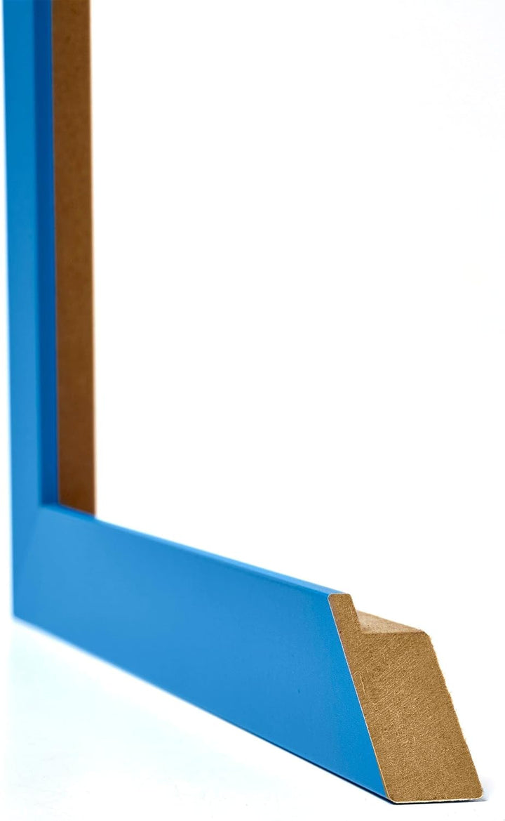 yd. Your Decoration - Bilderrahmen 75x100 cm - Hellblau - Billderrahmen aus MDF mit Acrylglas - Anti