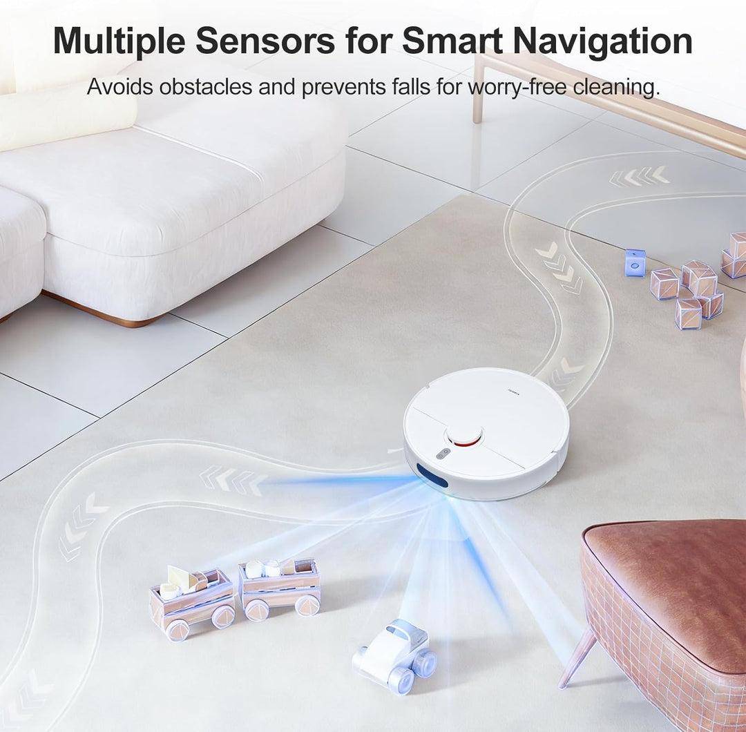 XIAOMI Saugroboter S40C, Staubsauger und Mopp 2-in-1, 5000 Pa Sauger mit LDS-Laser-Navigation, autom