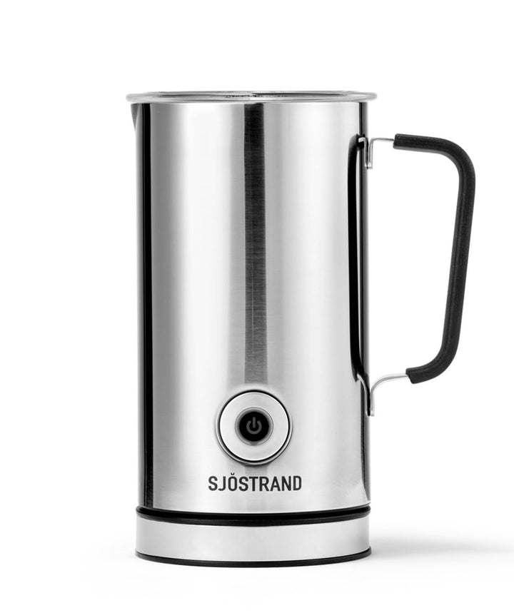 Sjöstrand Coffee Elektrischer Milchaufschäumer - Edelstahl, Für Heisse & Kalte Milch, Antihaftbeschi