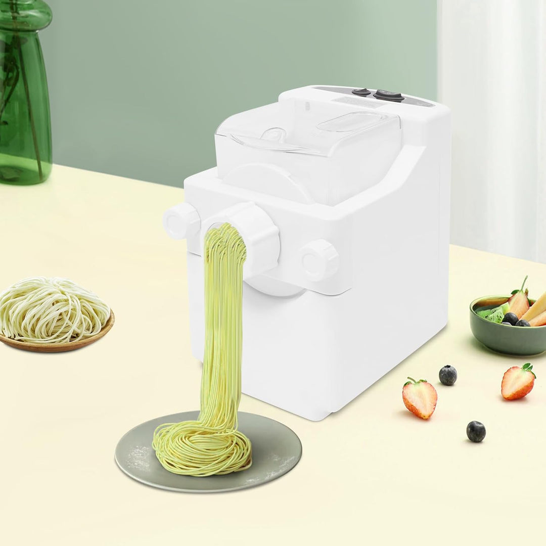 Elektrische Nudelmaschine mit 9 Formen, Automatische Nudelmaker für frische Pasta &amp; Teig, 500g Kapaz