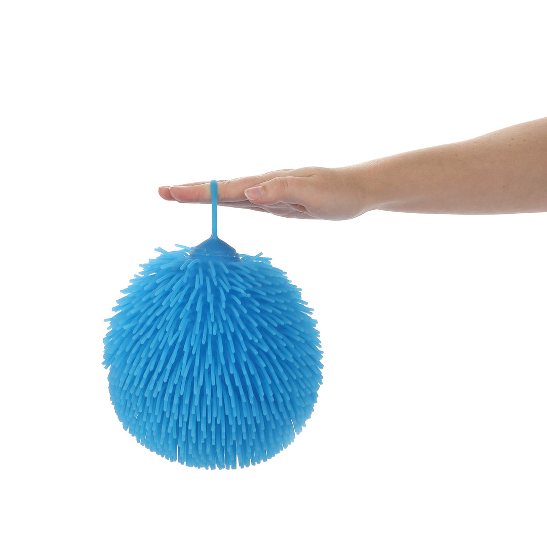 TOI-Toys Puffer Bälle mit Noppen, Blau – Fidget Toys Anti-Stress-Spielzeug Bälle für Kinder, elastis