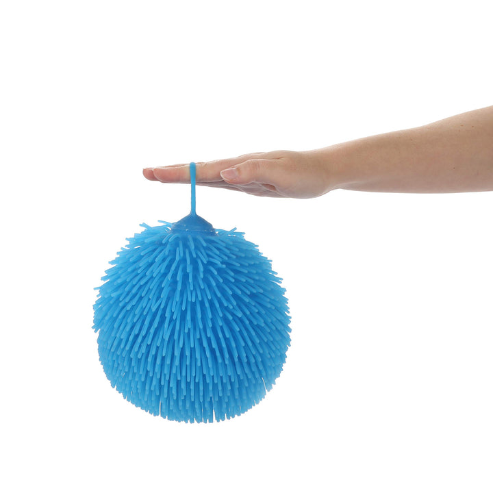 TOI-Toys Puffer Bälle mit Noppen, Blau – Fidget Toys Anti-Stress-Spielzeug Bälle für Kinder, elastis