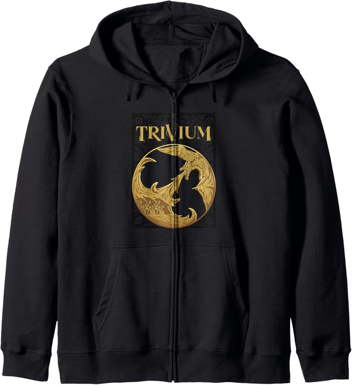 Trivium Golddrache Kapuzenjacke