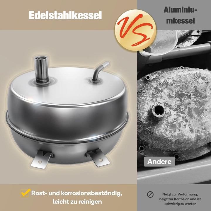 Newbealer Dampfreiniger, 1500W Handdampfreiniger, Max. 3 bar Dampfdruck, 1,5L Wassertank, 45 Min Lau