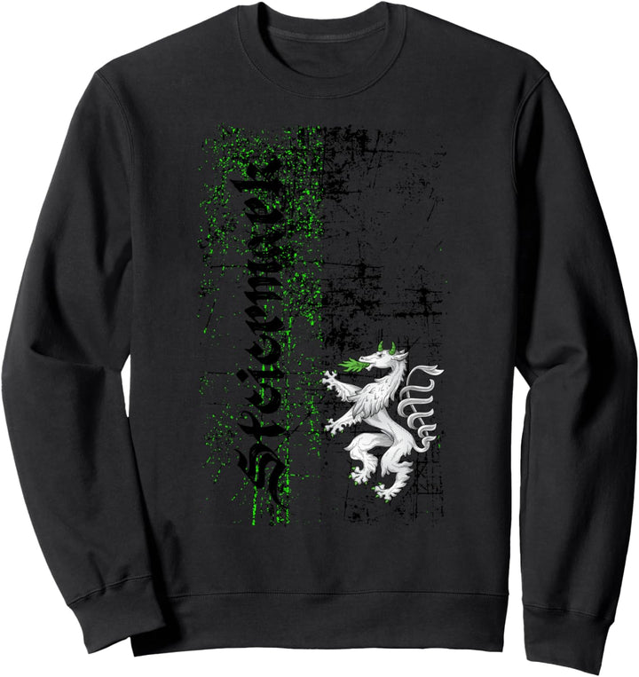 Steiermark Shirt mit Steirer Panther Steiermark Herren Damen Sweatshirt