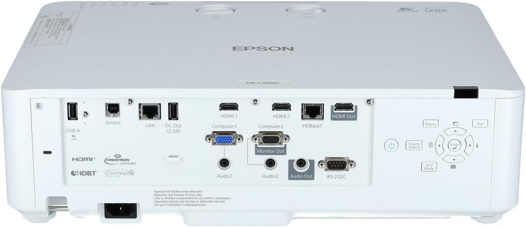 EPSON EB-L530U Beamer 5200 ANSI Lumen 3LCD WUXGA (1920 x 1200) weiss