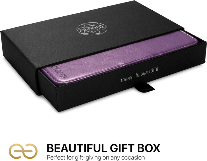 Dreem Fibonacci kompatibel mit iPhone 15 Pro Max Brieftaschen-Etui / 2-in-1 stossfestes Etui und abn
