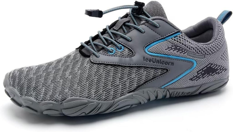 IceUnicorn Barfussschuhe Damen Herren Breite Traillaufschuhe Zehenschuhe Unisex Schwimmschuhe Strand