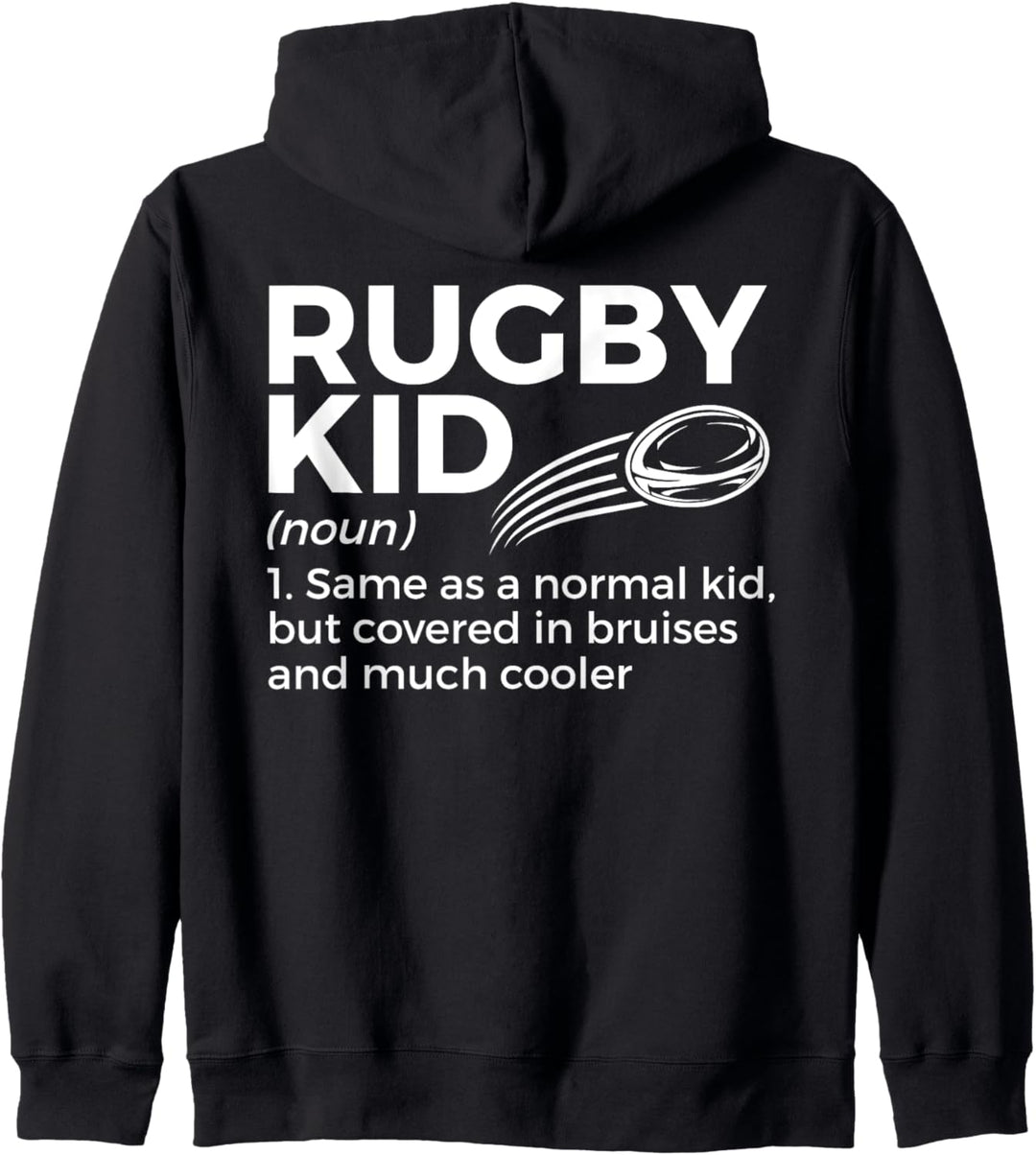 Rugby Kid Definition für Rugbyspieler Kapuzenjacke
