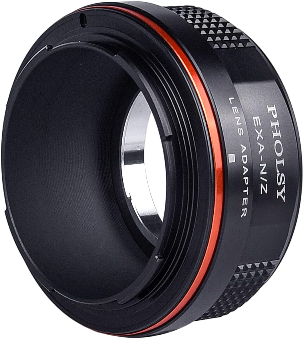 PHOLSY Objektivadapter Kompatibel mit Exakta Mount Objektiv (Nicht Topcon) auf Nikon Z Mount Kamerag