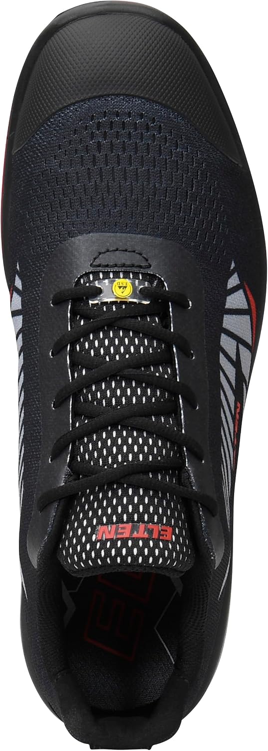ELTEN Sicherheitsschuhe Larkin XXSports Black-Grey Low ESD S1P, Damen und Herren, Textil, Stahlkappe