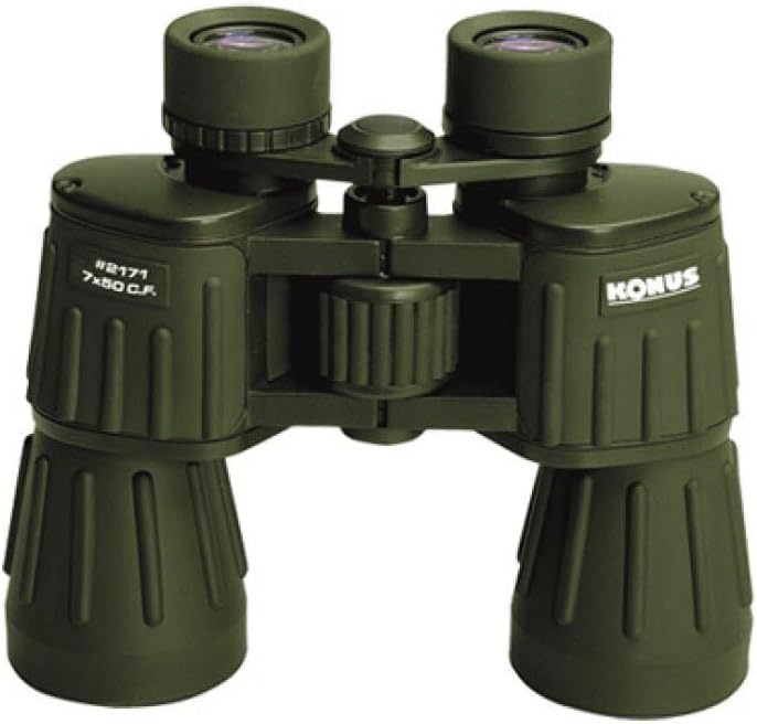 KONUS | KONUSARMY 10x50 Superstarkes Fernglas mit Bak-4 Prismen, 10x50 Zoom