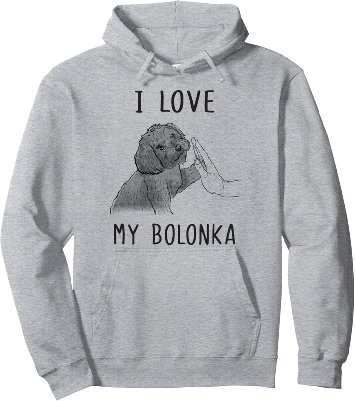 Ich liebe meinen Bolonka Zwetna Papa Bolonka Papa Bolonka Mama Pullover Hoodie