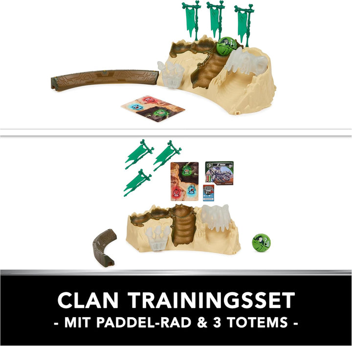 BAKUGAN Training Set mit Titanium Trox, im Dino-Clan-Motiv, individualisierbare Actionfigur, Sammelk