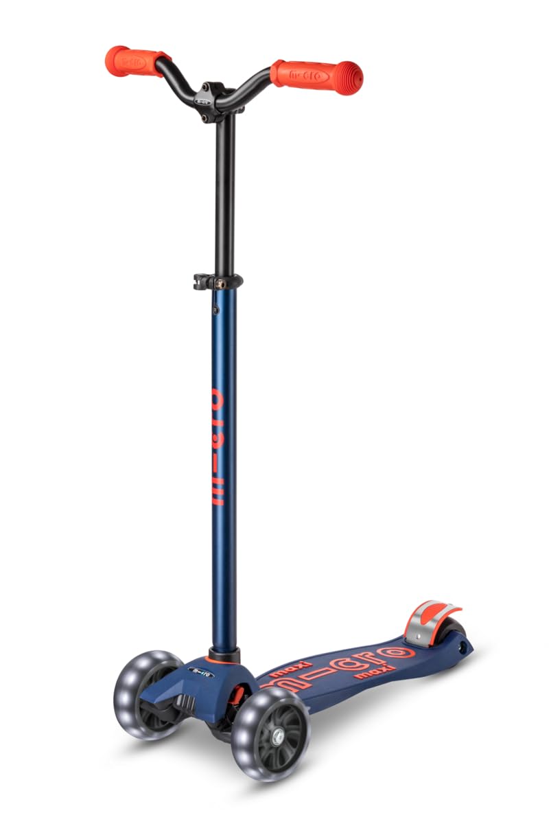 Maxi micro™ Deluxe Pro LED | Das ORIGINAL | Kinder Roller ab 5 Jahren | Premium Kinderroller von 5-7