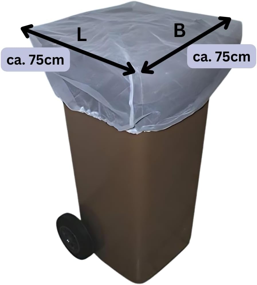 Abdecknetz für 240 l Biotonne Mülltonne Netz ca. 75 x 75 cm Hygiene Schutz vor Insekten und Maden au
