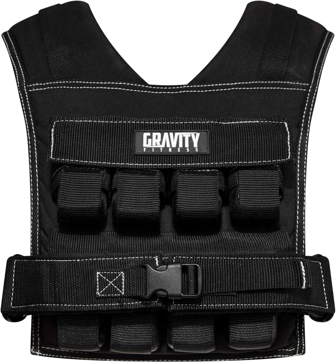 Gravity Fitness Weighted Vest - 15kg - 20kg - Fully Adjustable. Calisthenics, Crossfit, Strength Tra