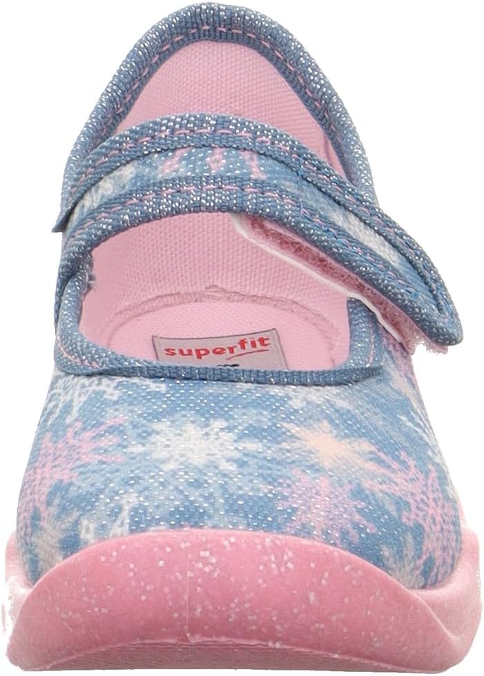 Superfit Mädchen Bubble 1-006271 Hausschuhe 23 EU Blau Mehrfarbig 8010, 23 EU Blau Mehrfarbig 8010