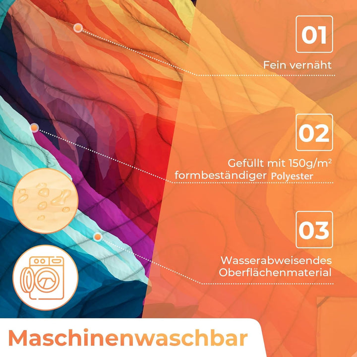 KingCamp Reisedecke Ultraleicht, Outdoor-Campingdecke Warme Wasserabweisend, Kompaktes kleines Packm