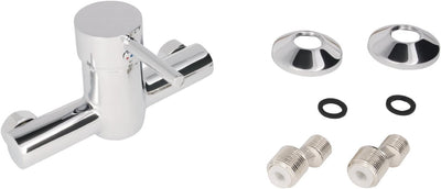 'aquaSu® Einhandmischer Lea für Brause | Chrom | Wasserhahn | Einhebelmischer, Brause