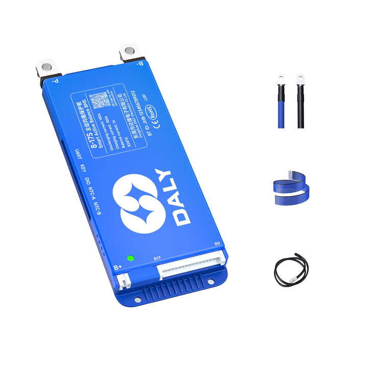 DALY BMS 48V 100A – 1A Active Balance Batteriemanagementsystem, integriertes Bluetooth für 16S LifeP