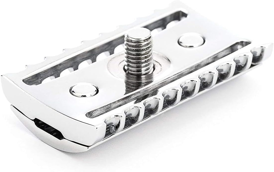 MÜHLE Traditional traditioneller Sicherheitsrasierer - Rasierhobel mit offenem Kamm - Griff aus verc