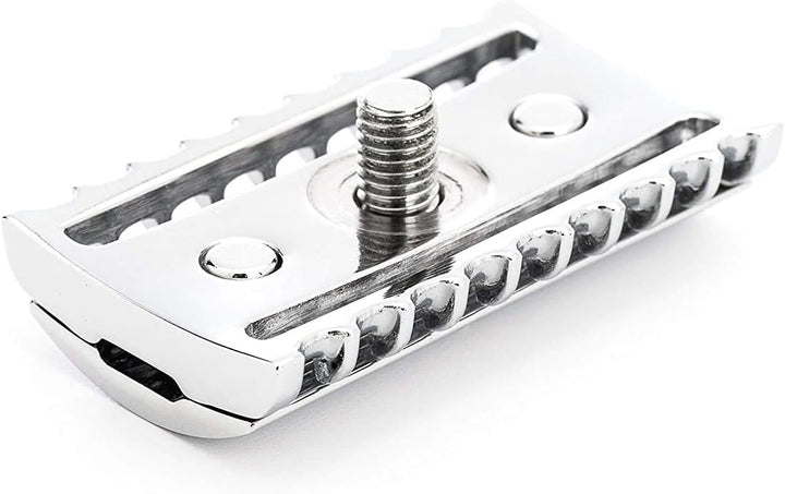 MÜHLE Traditional traditioneller Sicherheitsrasierer - Rasierhobel mit offenem Kamm - Griff aus verc