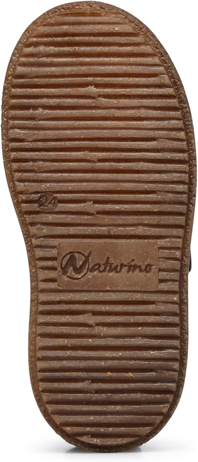 Naturino Carex VL-Sneakers aus Leder 21 EU Schwarz, 21 EU Schwarz