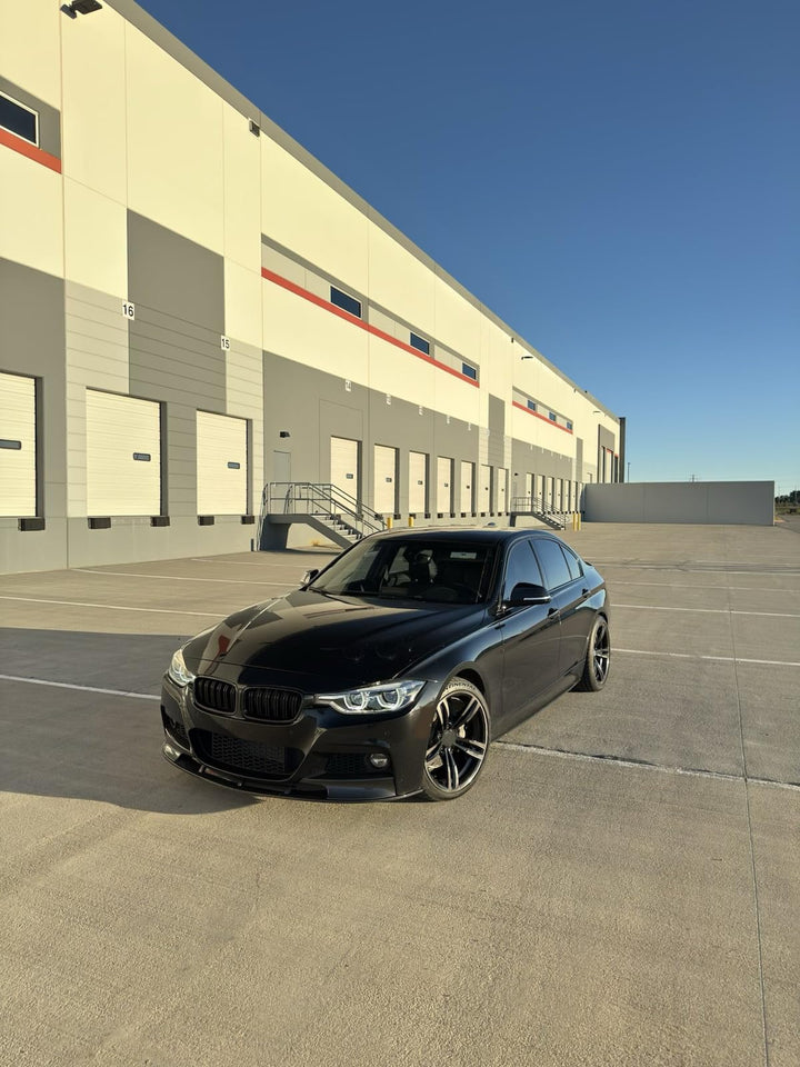 Kühler- Sport- Front- Doppel- Rippen- Grill Schwarz Matt Eintragungsfrei Set