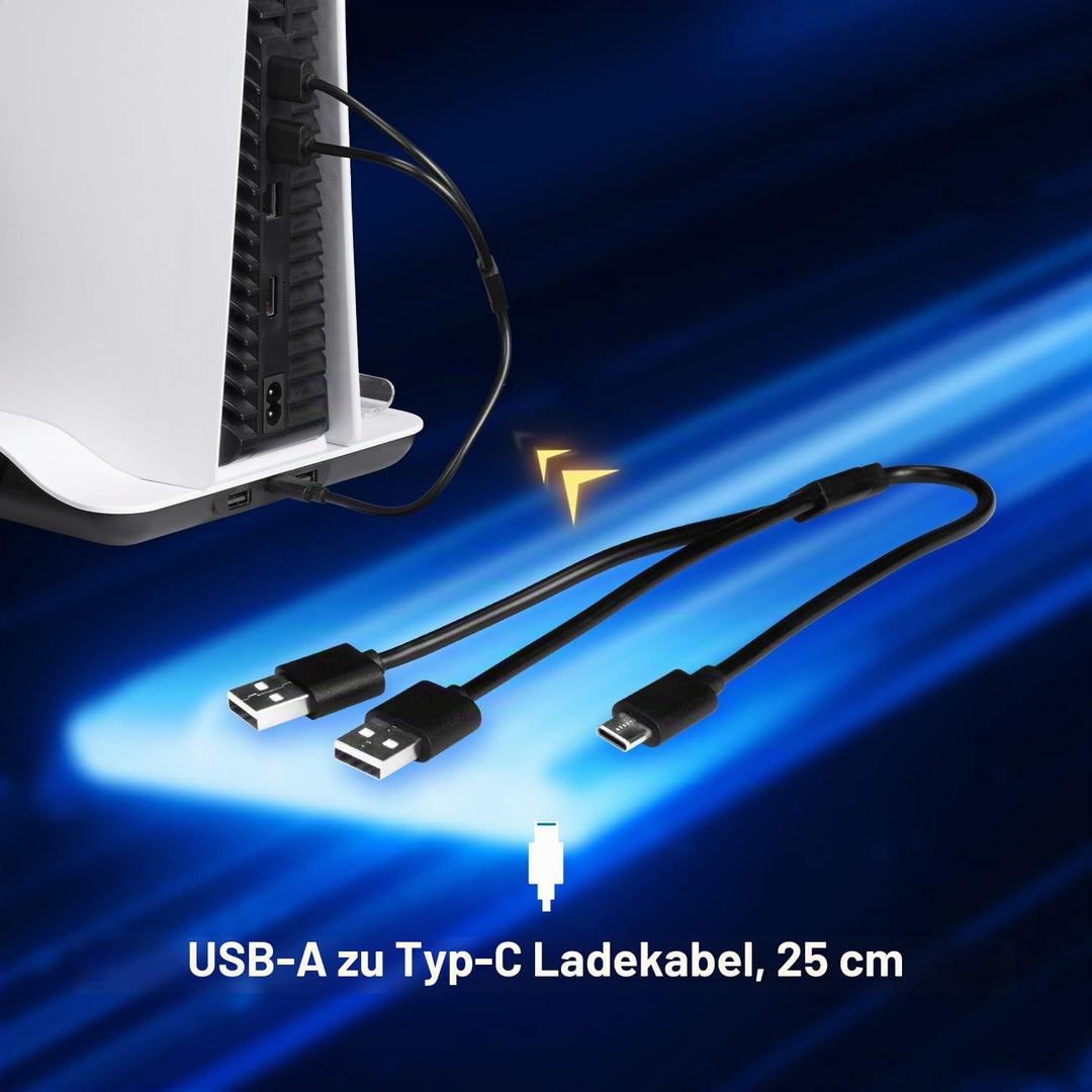 EgoGear - SCC5 Premium-Lade-Kühlständer für Playstation 5