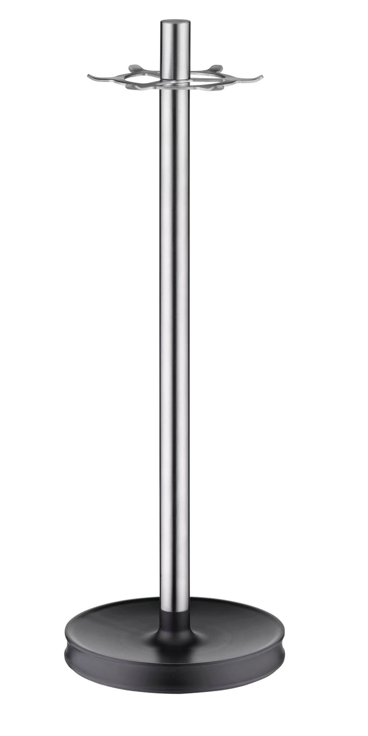 WMF Depot Utensilienhalter 30 cm, 7 Aufhängungen, Drehständer, Cromargan Edelstahl, gummierter Fuss